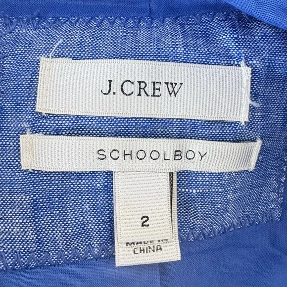 J.Crew Schoolboy Linen Blazer – Women’s Size 2 - Picture 4 of 10